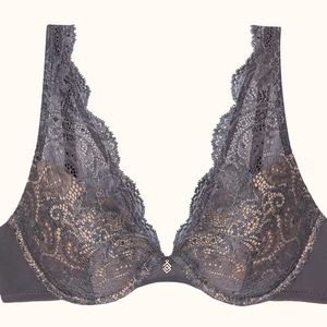 ThirdLove 24/7 Lace Contour Plunge Bra 46B
